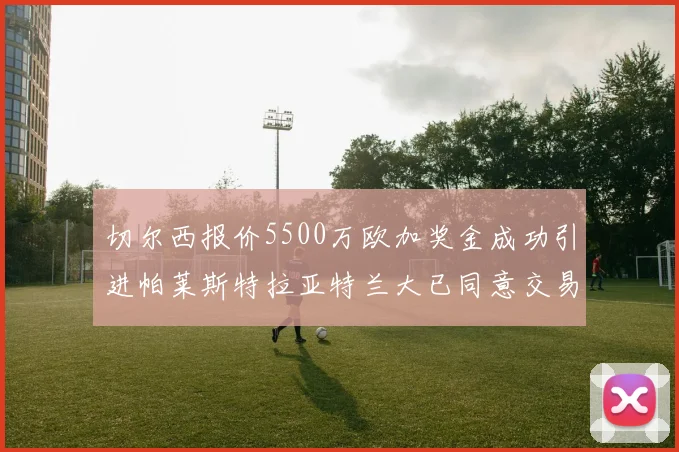 切尔西报价5500万欧加奖金成功引进帕莱斯特拉亚特兰大已同意交易