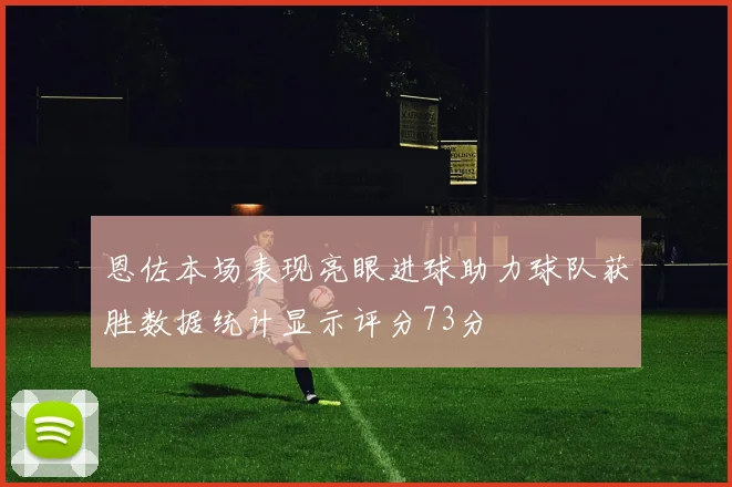 恩佐本场表现亮眼进球助力球队获胜数据统计显示评分73分