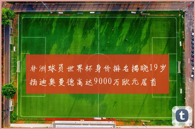非洲球员世界杯身价排名揭晓19岁扬迪奥曼德高达9000万欧元居首